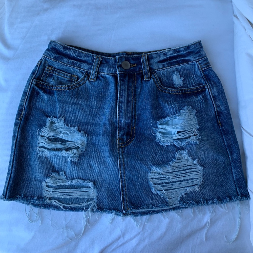 Denim skirt